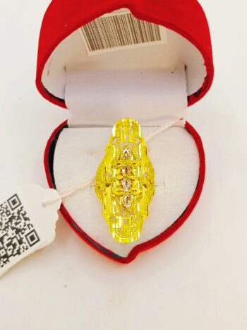 artificial gold ring 34