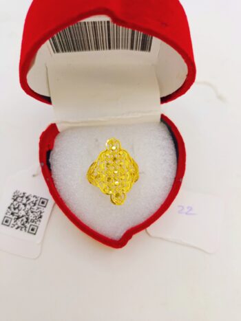 artificial gold rings 22