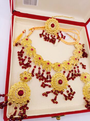 artificial gold bridal jewellery set A2