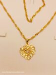 artificial gold locket set 1
