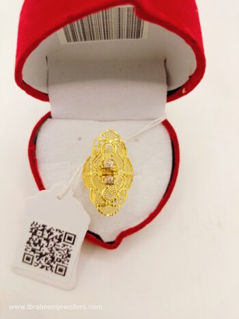 artificial gold ring 86