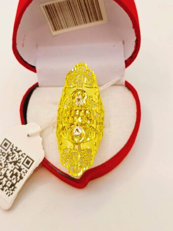 artificial gold rings long 118