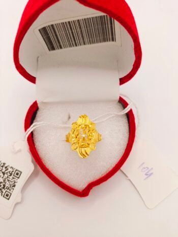 artificial gold rings 104